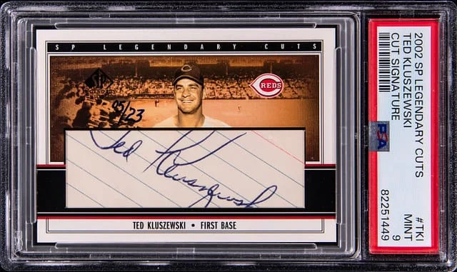 2000 Upper Deck SP Legendary Cuts Ted Kluszenswki #TKI card image
