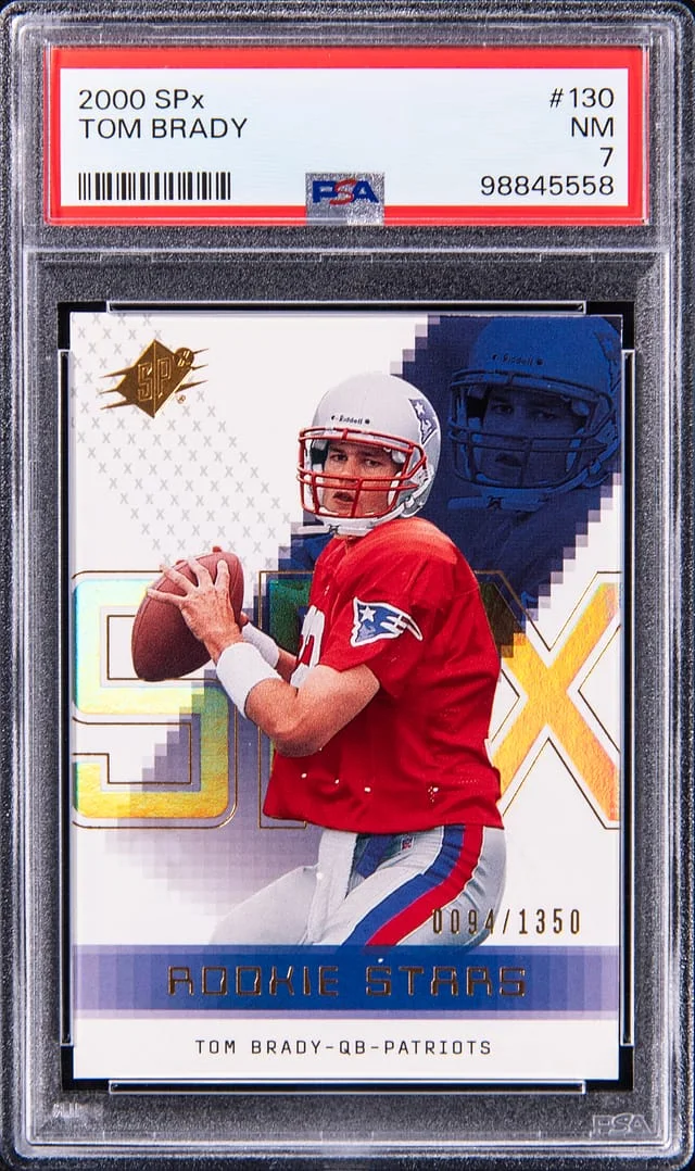 2000 Upper Deck SPx Tom Brady #130 card image