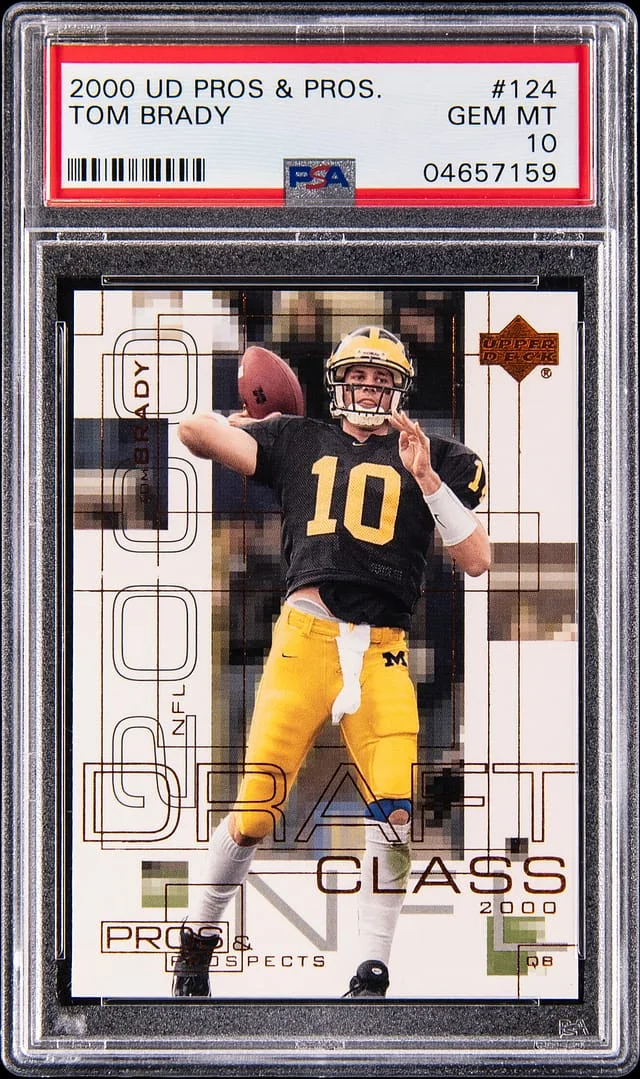 2000 Upper Deck Tom Brady Pros & Prospects #124 card image