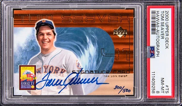 2000 Upper Deck Tom Seaver Hawaii Autograph #TS card image