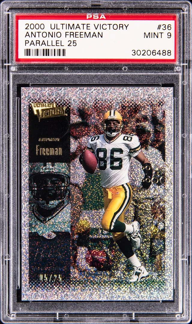 2000 Upper Deck Ultimate Victory Antonio Freeman Parallelm 25 #36 card image