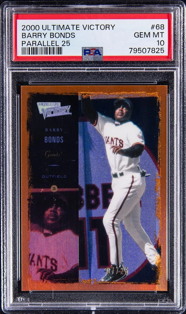 2000 Upper Deck Ultimate Victory Barry Bonds Parallel #68 card image