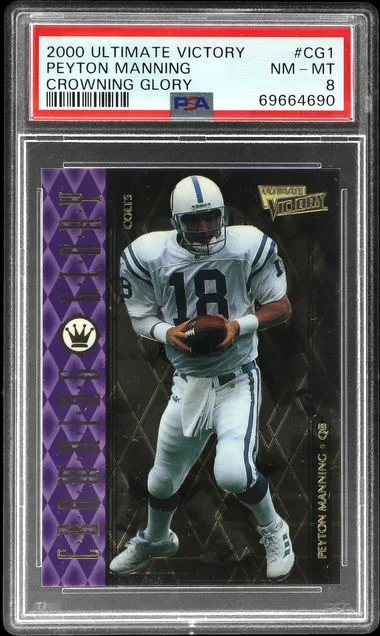 2000 Upper Deck Ultimate Victory Peyton Manning Crowning Glory #CG1 card image