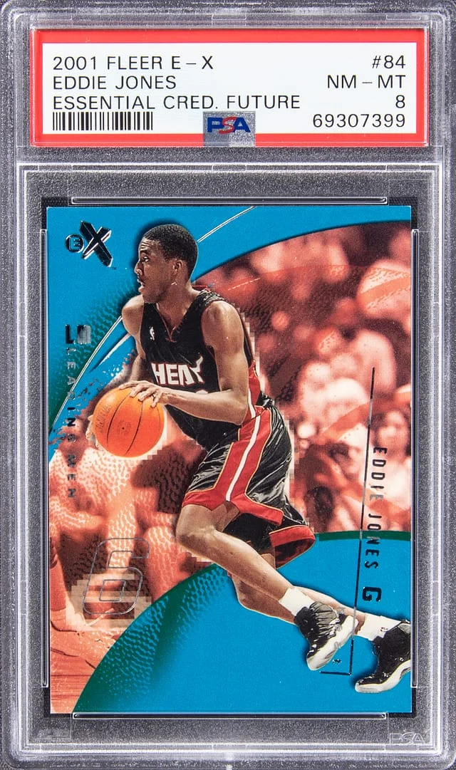 2001-02 Fleer E-X Eddie Jones Essential Credentials Future #84 card image