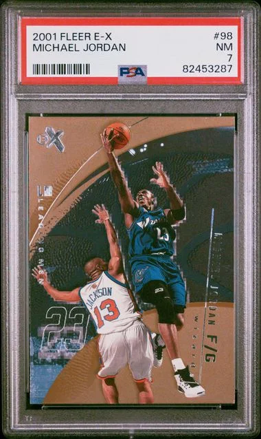 2001-02 Fleer E-X Michael Jordan #98 card image