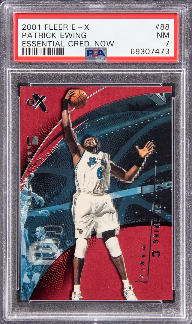 2001-02 Fleer E-X Patrick Ewing Essential Credentials Now #88 card image