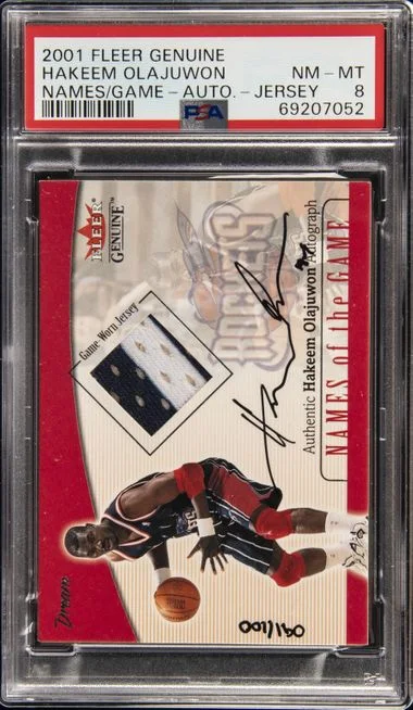 2001-02 Fleer Genuine Names of the Game #no-number card image