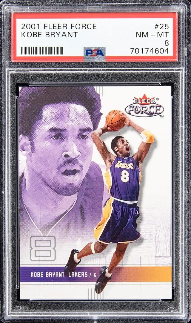 2001-02 Fleer Kobe Bryant Force #25 card image