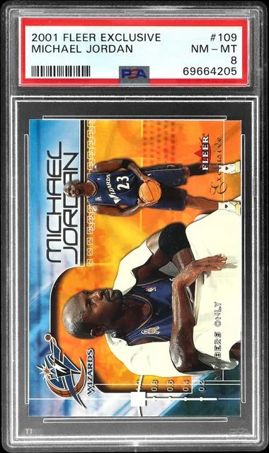 2001-02 Fleer Michael Jordan Exclusive #109 card image