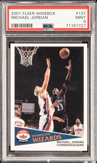 2001-02 Fleer Michael Jordan Shoebox #137 card image
