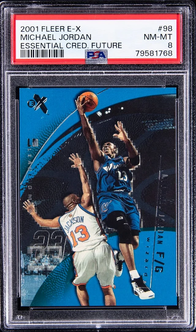 2001-02 Fleer Michael Jordan EX Essential Credentials Future #98 card image