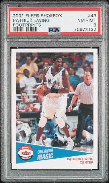 2001-02 Fleer Patrick Ewing Shoebox Footprints #43 card image
