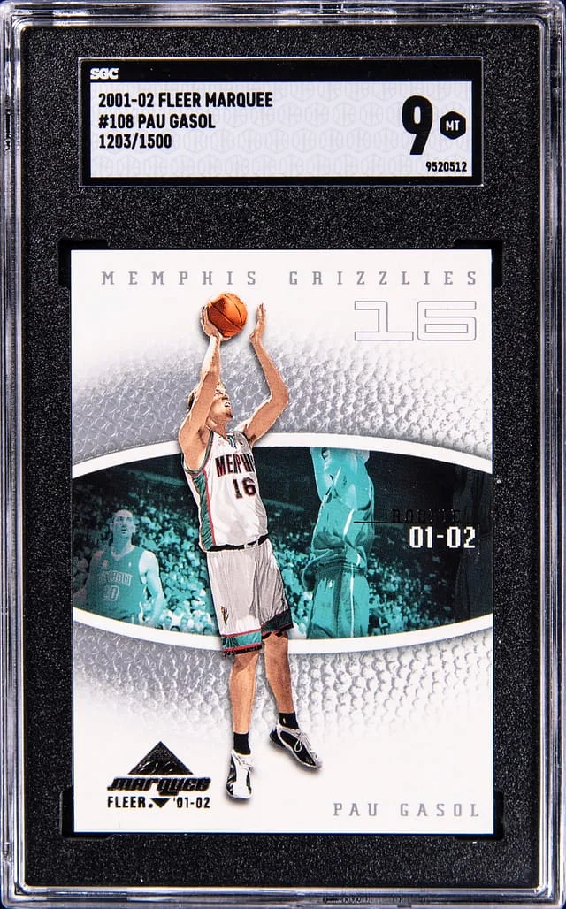 2001-02 Fleer Pau Gasol Marquee #108 card image
