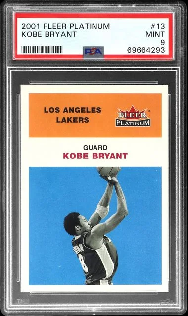 2001-02 Fleer Platinum Kobe Bryant #13 card image