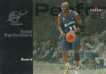 2001-02 Fleer Premium Michael Jordan Solid Performers #10 card image