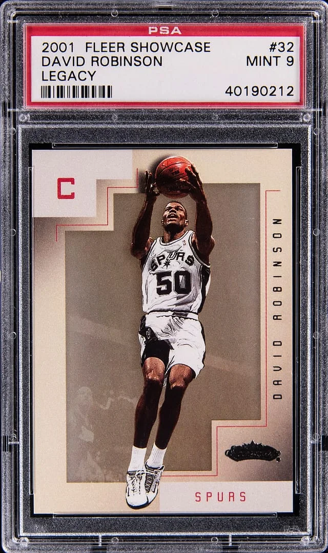 2001-02 Fleer Showcase David Robinson Legacy #32 card image
