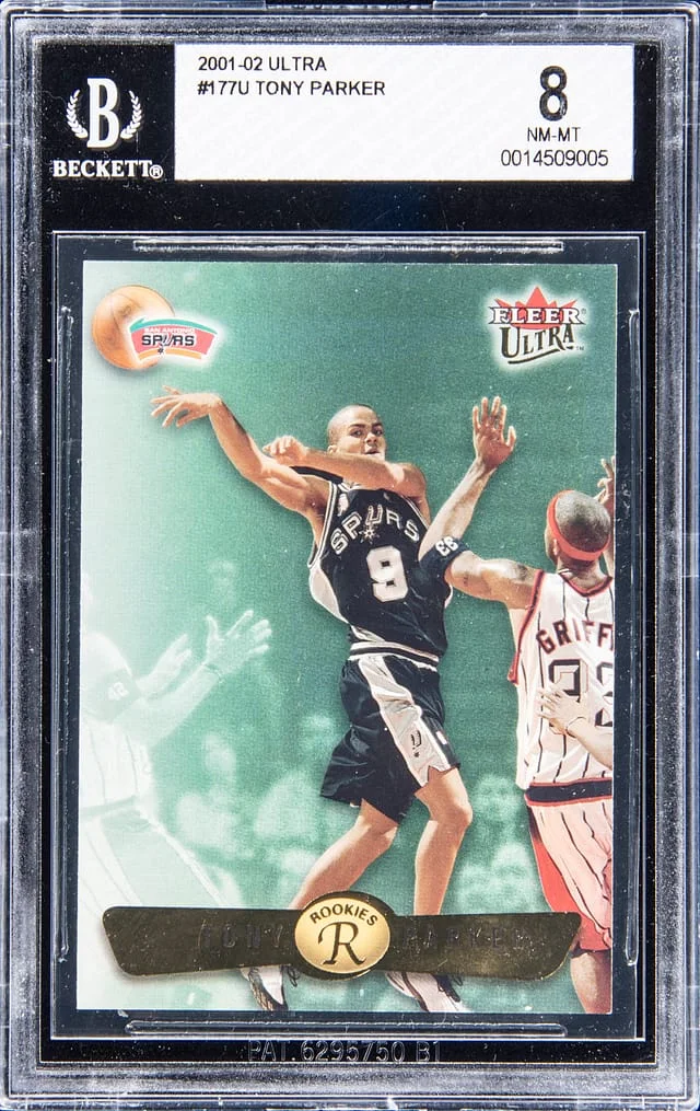 2001-02 Fleer Ultra Tony Parker #177U card image
