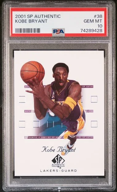 2001-02 SP Authentic Kobe Bryant #38 card image
