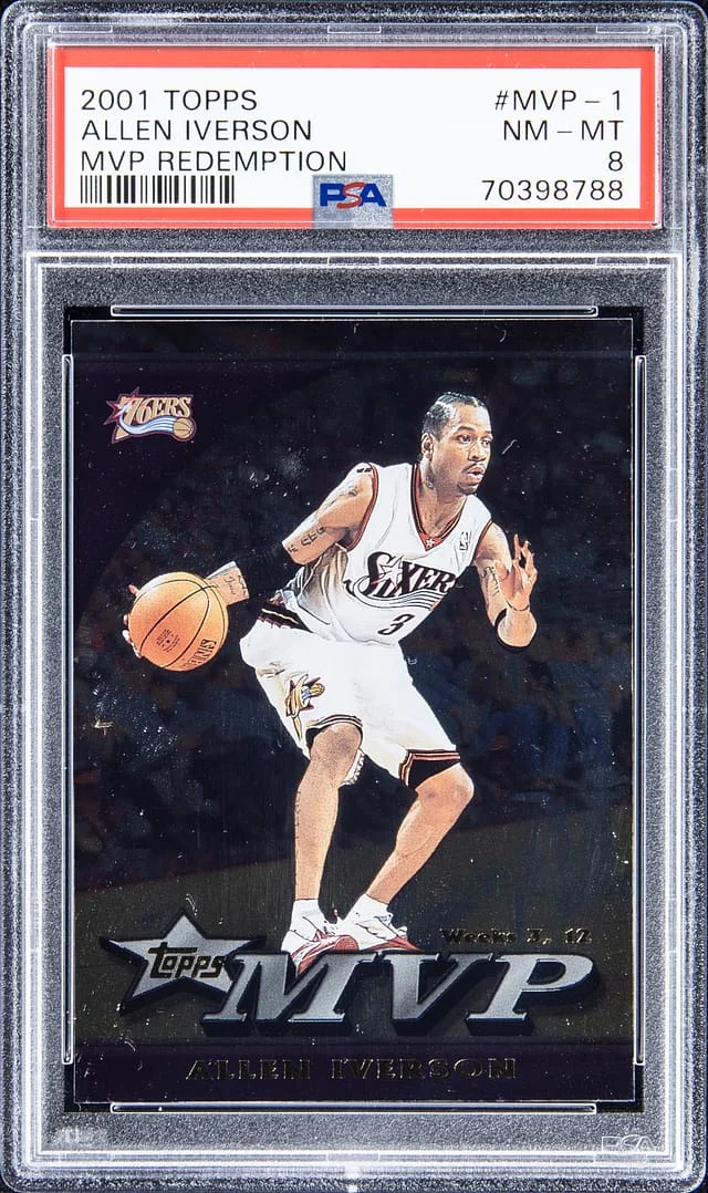 2001-02 Topps Allen Iverson MVP Redemption #MVP-1 card image