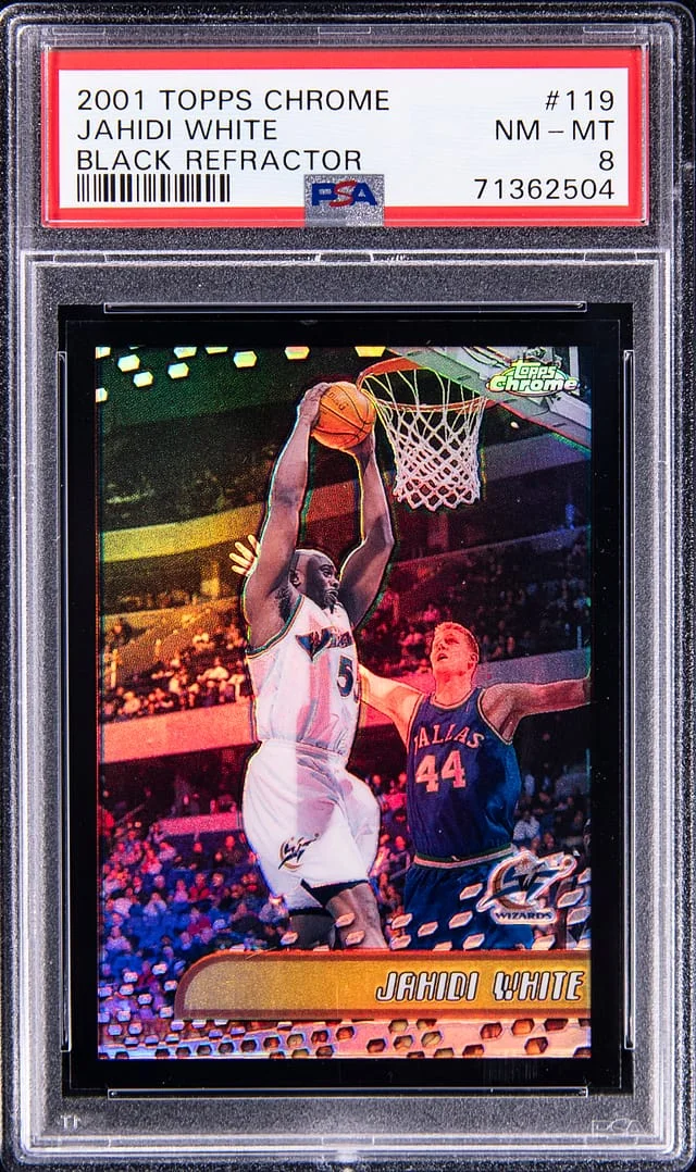 2001-02 Topps Chrome Black Jahidi Refractor #119 card image