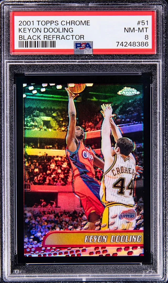 2001-02 Topps Chrome Black Keyon Dooling Refractor #51 card image