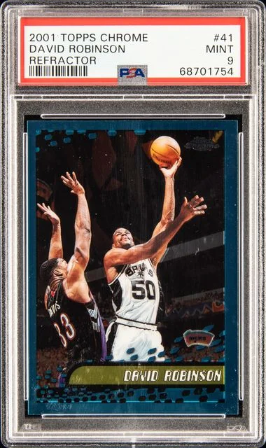 2001-02 Topps Chrome David Robinson #41 card image