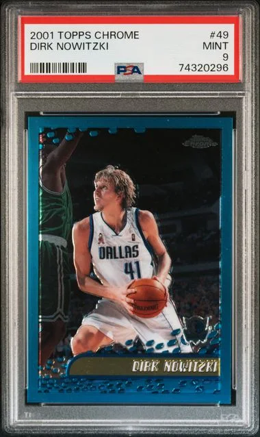 2001-02 Topps Chrome Dirk Nowitzki #49 card image
