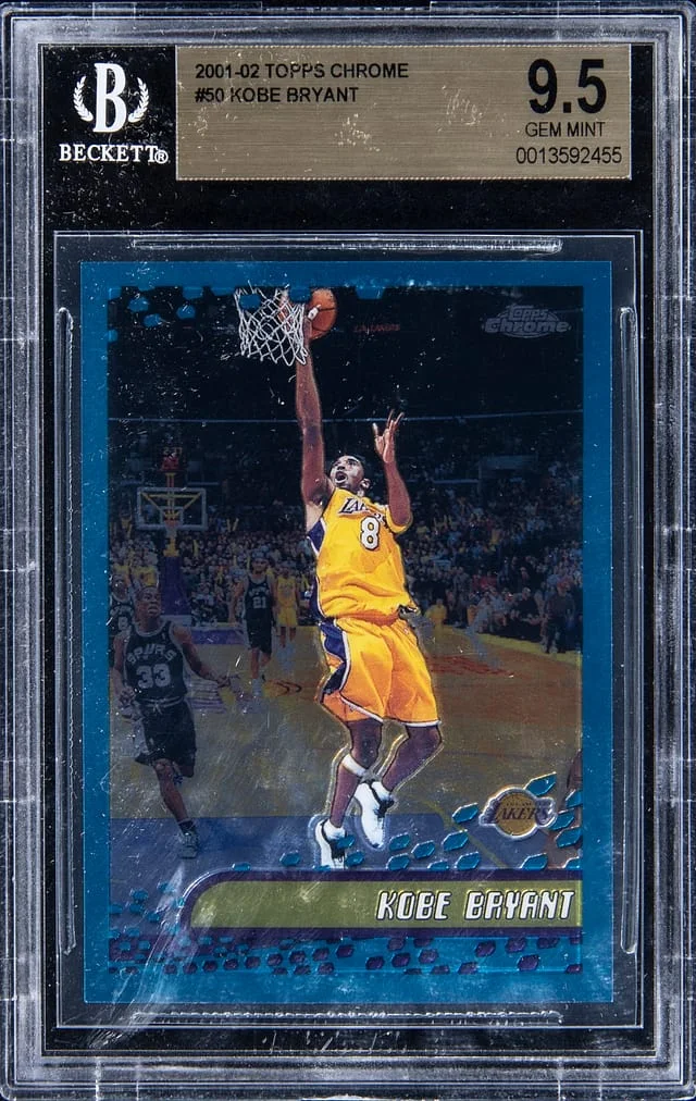 2001-02 Topps Chrome Kobe Bryant #56 card image