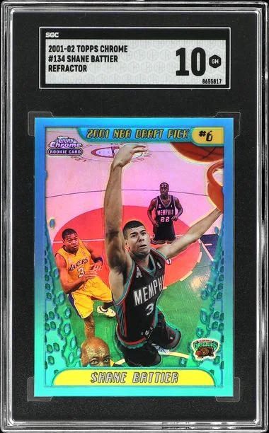 2001-02 Topps Chrome Shane Battier Refractor #134 card image