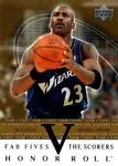 2001-02 Upper Deck Honor Roll Michael Jordan Fab Fives The Scorers #F5-S1 card image