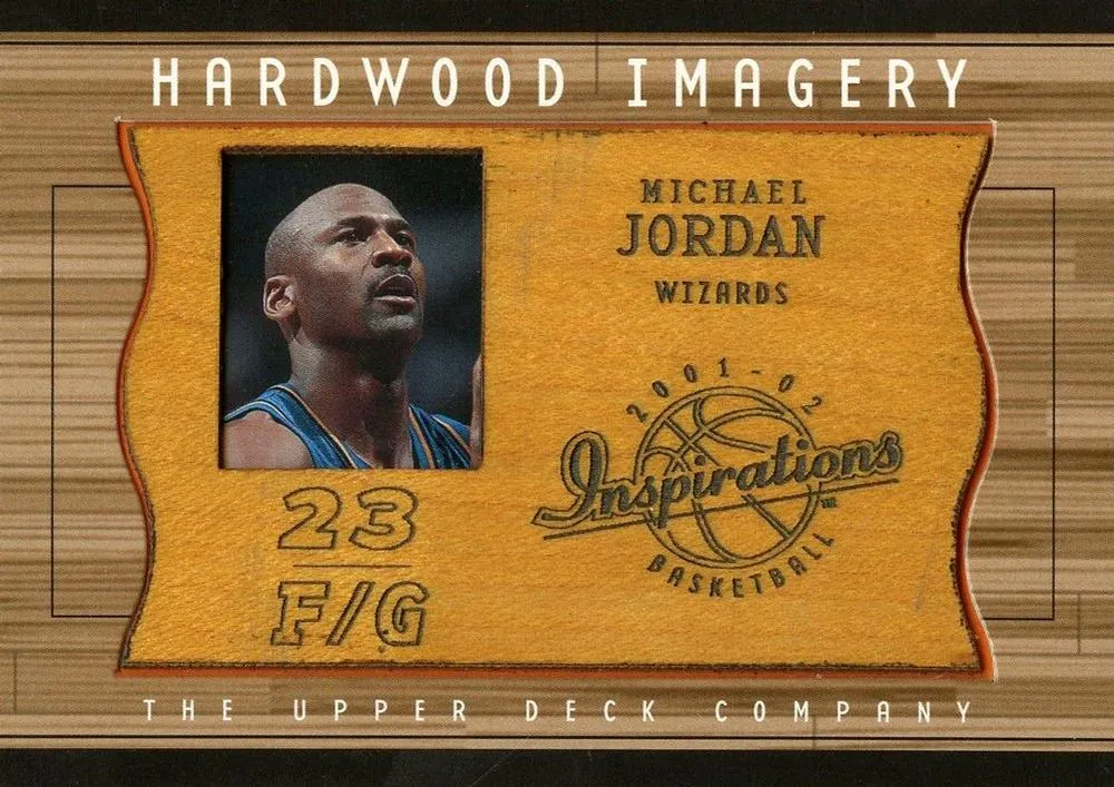 2001-02 Upper Deck Inspirations Michael Jordan Hardwood Imagery #MJ card image