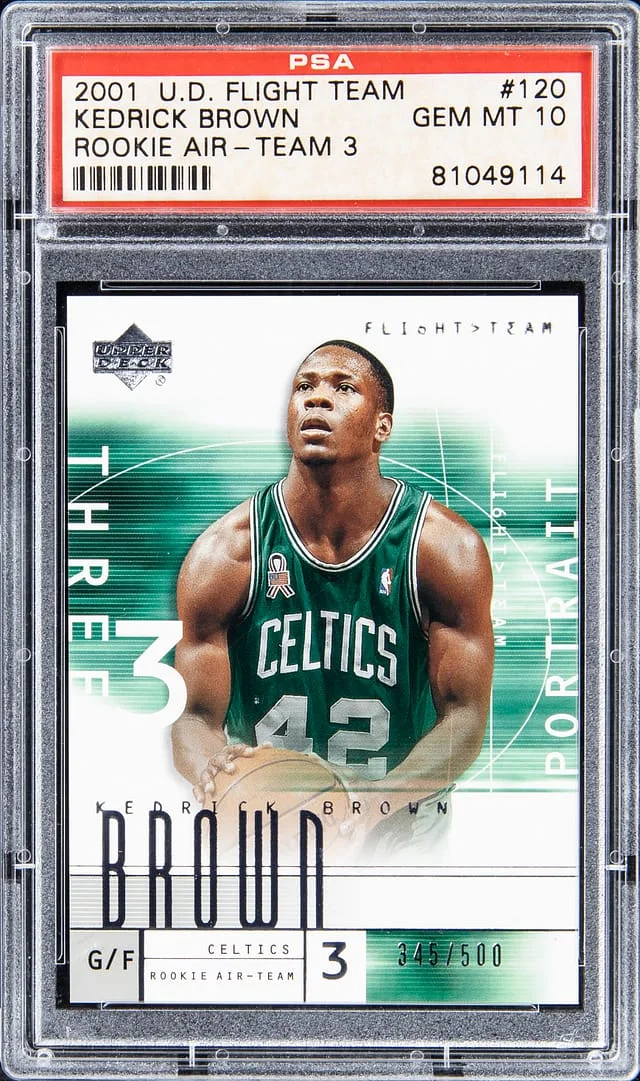 2001-02 Upper Deck Kedrick Brown Flight Team Air Team 3 #120 card image