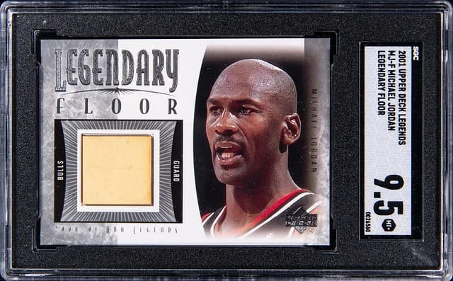 2001-02 Upper Deck Legends Michael Jordan Game-Used Legendary Floor #MJ-F card image