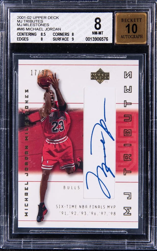 2001-02 Upper Deck Michael Jordan MJ Tributes MJ Milestones #M6 card image
