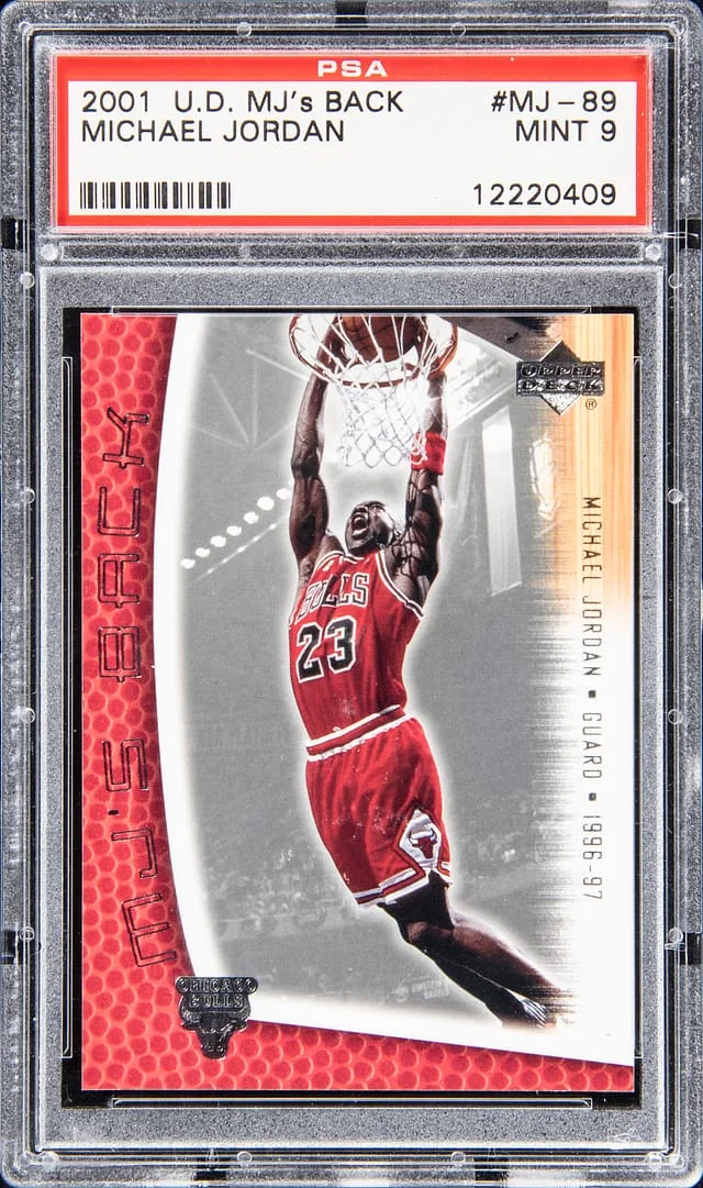 2001-02 Upper Deck Michael Jordan MJ's Back #MJ-89 card image