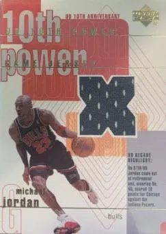 2001-02 Upper Deck Michael Jordan 10th Power Game Jerseys #MJ-X card image