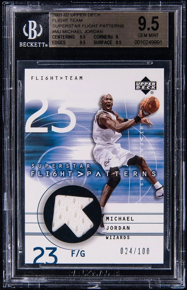 2001-02 Upper Deck Michael Jordan Flight Team Superstar Flight Patterns #MJ card image