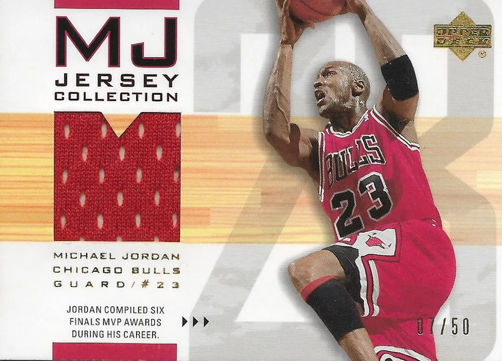 2001-02 Upper Deck Michael Jordan MJ Jersey Collection #MJC2 card image