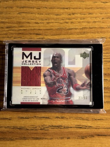 2001-02 Upper Deck Michael Jordan MJ Jersey Collection #MJC7 card image