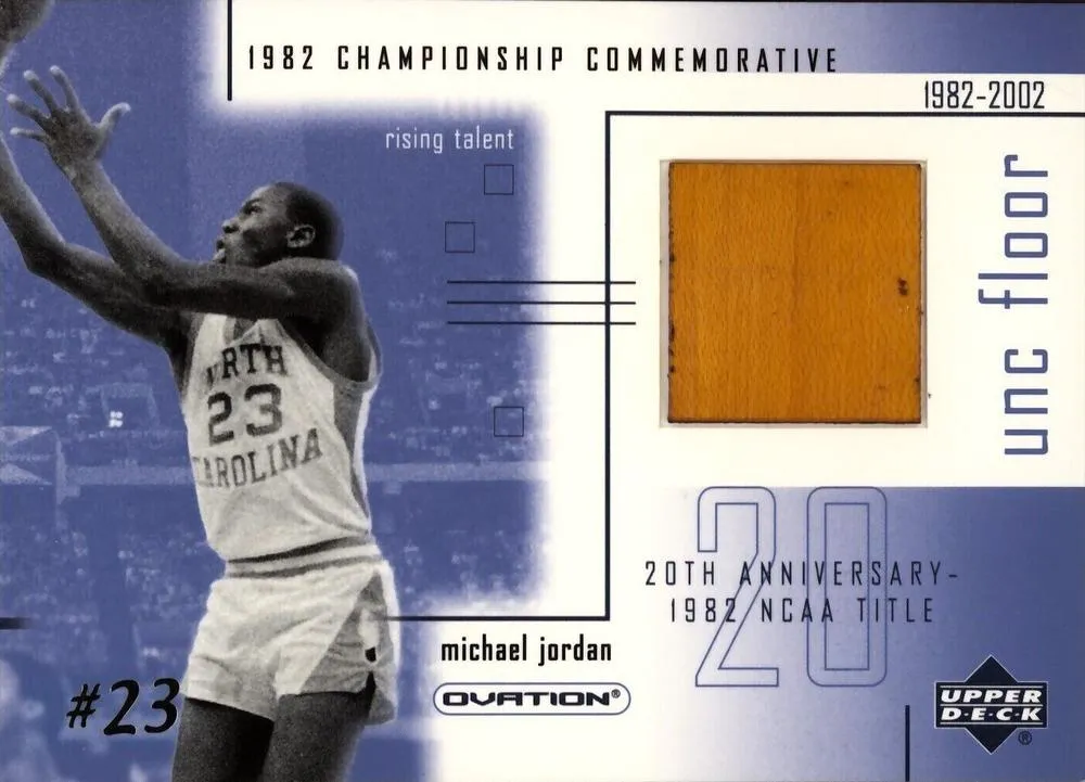 2001-02 Upper Deck Ovation Michael Jordan MJ UNC Memorabilia #MJF1 card image