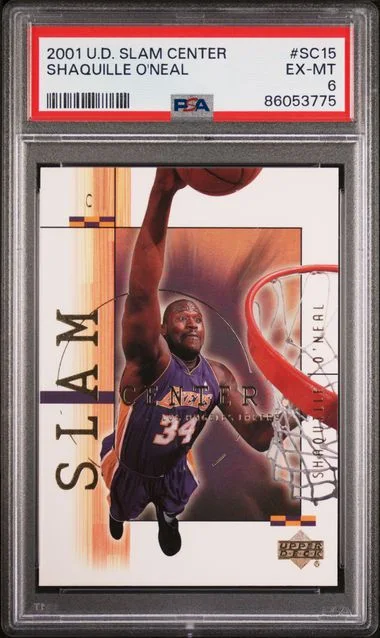 2001-02 Upper Deck Shaquille O'Neal Slam Center #SC15 card image