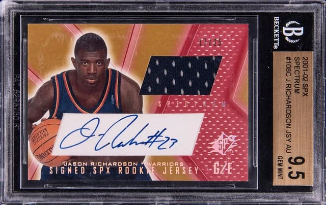 2001-02 Upper Deck SPx Jason Richardson Spectrum #108 card image