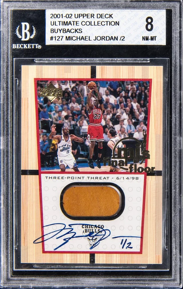 2001-02 Upper Deck Ultimate Collection Michael Jordan Buybacks '99-00 Upper Deck MJ's Final Floor #FF4 card image