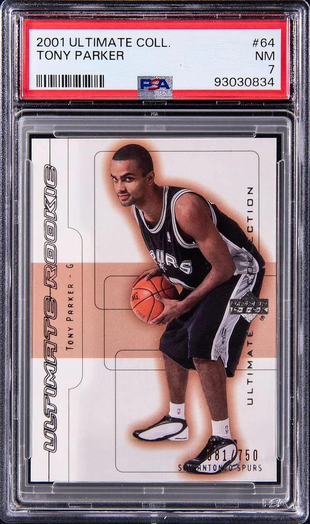 2001-02 Upper Deck Ultimate Collection Tony Parker #64 card image