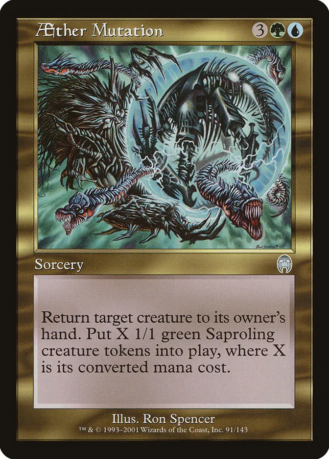 2001 Apocalypse Aether Mutation uncommon #91 unlisted card image