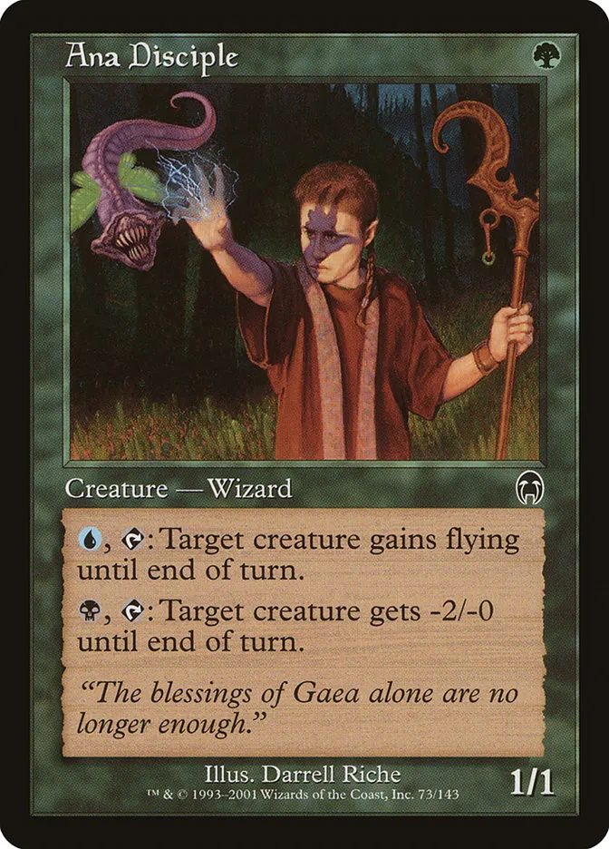 2001 Apocalypse Ana Disciple common #73 unlisted card image