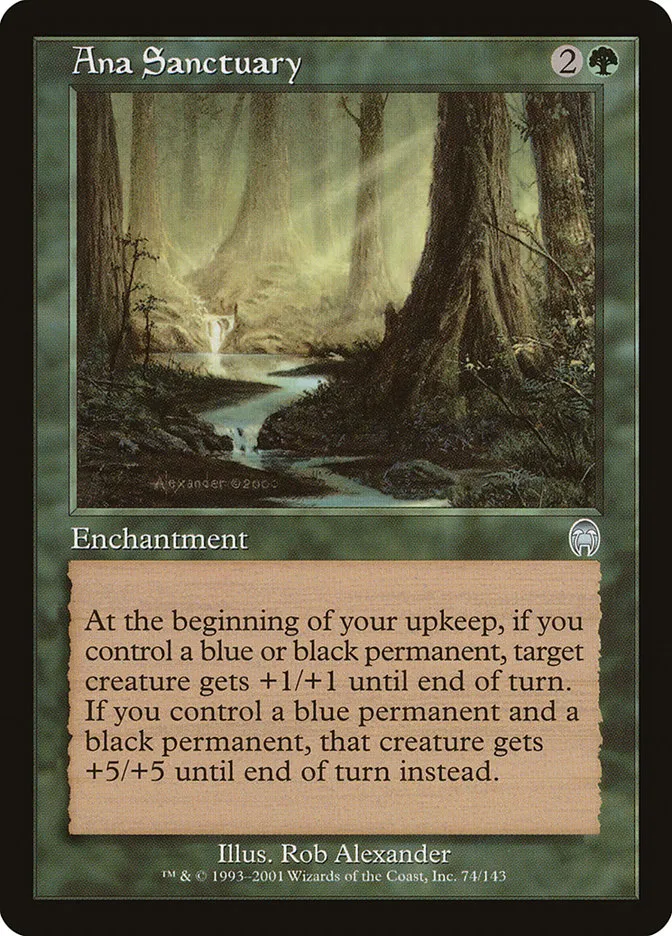 2001 Apocalypse Ana Sanctuary uncommon #74 unlisted card image