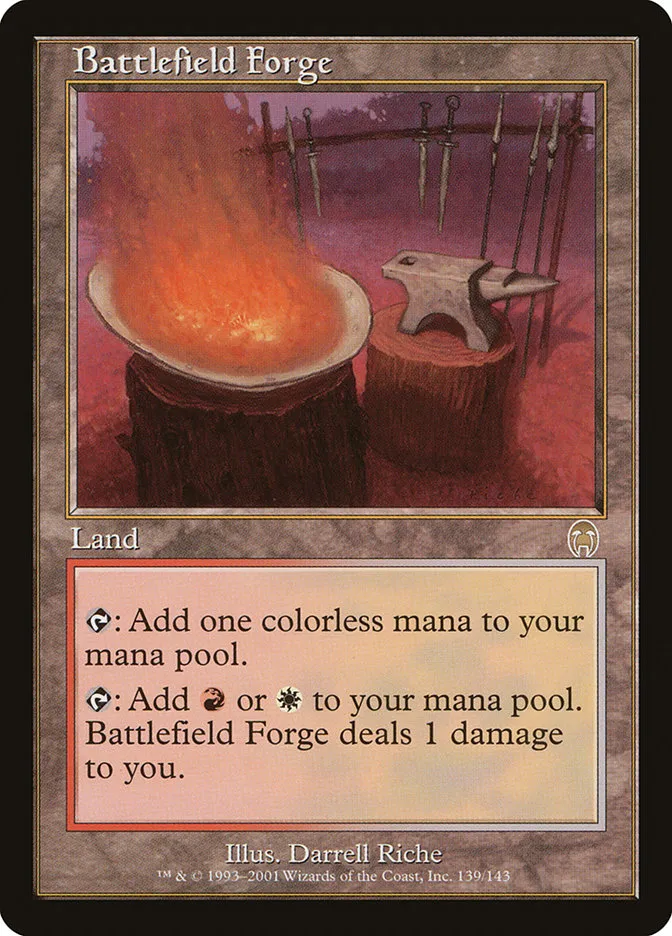 2001 Apocalypse Battlefield Forge rare #139 unlisted card image