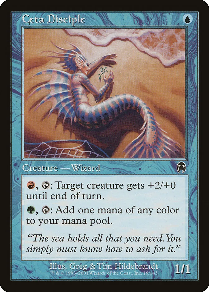 2001 Apocalypse Ceta Disciple common #19 unlisted card image