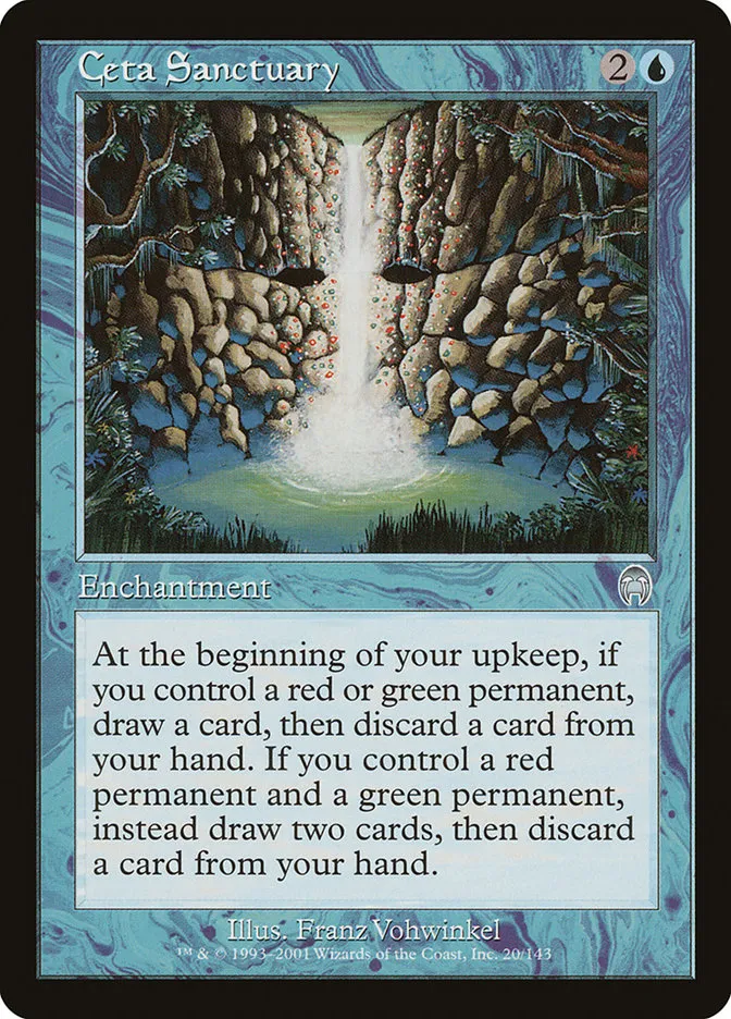 2001 Apocalypse Ceta Sanctuary uncommon #20 unlisted card image